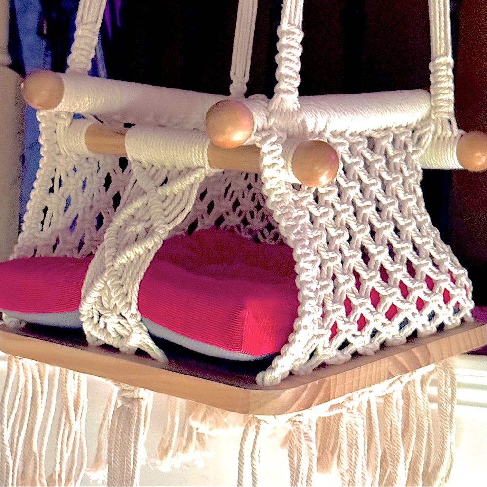 Macrame Baby Swing